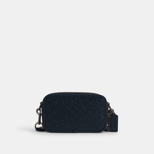 Image of Bags. Productname: Wyatt Crossbody Bag In Signature Leather in MIDNIGHT NAVY colour by brand - Coach Outlet Australia