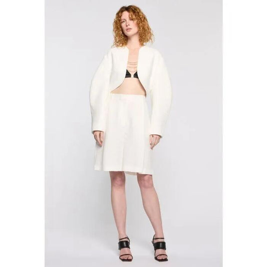 Image of Others. Productname: Cordelia Bolero in Ivory colour by brand - sass and bide