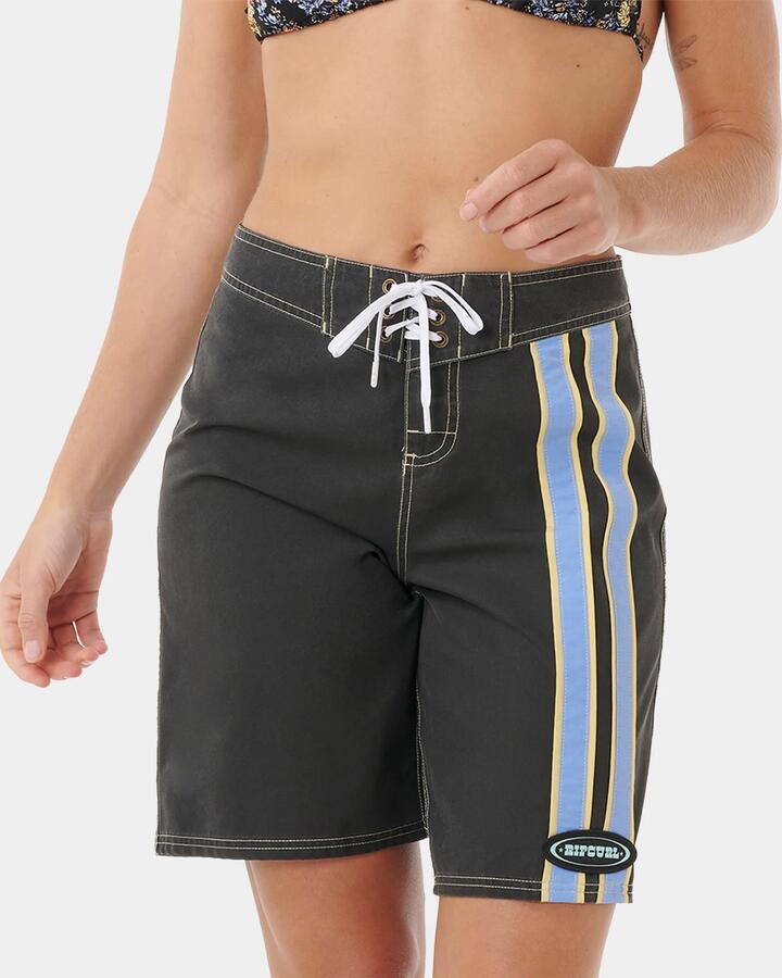 Image of Swimwear. Productname: Rip Curl Womens Pacific Rider 10 Boardshorts Black - in Black colour by brand - Rip Curl