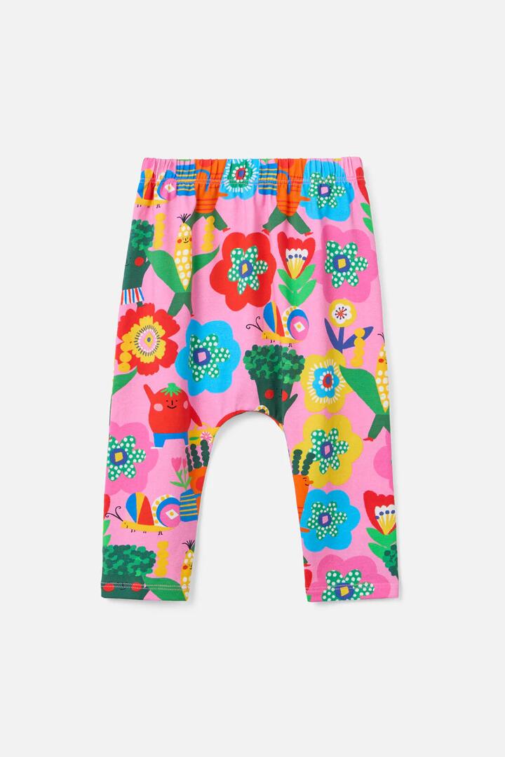 Image of a model wearing Pants. Productname: Walkabout Baby Legging in Pink colour by brand - Gorman