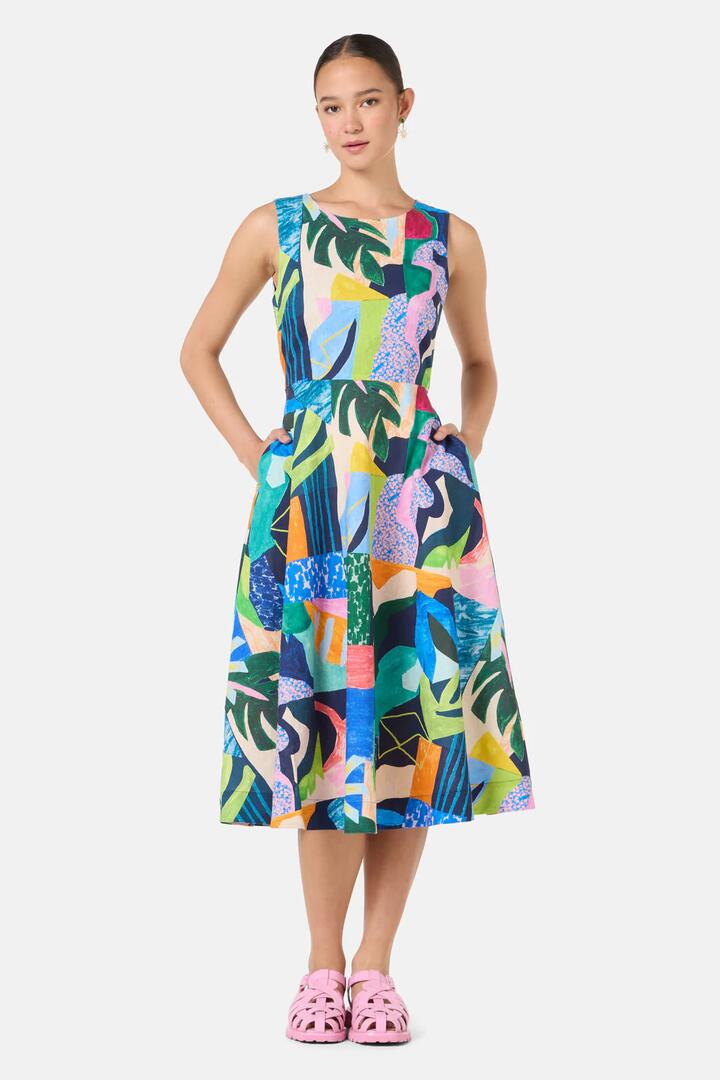 Image of Dresses. Productname: Jungle Rhapsody Long Dress in Print colour by brand - Gorman