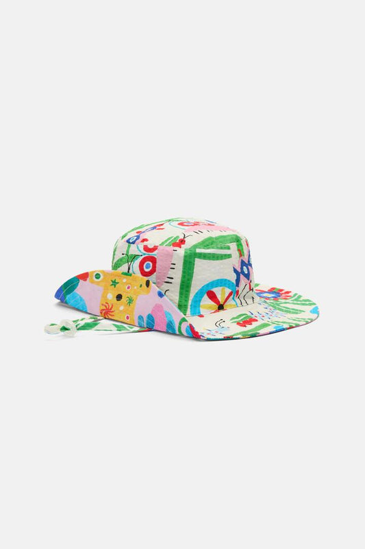 Image of Hats. Productname: Mini Hideout Kids Hat in Cream colour by brand - Gorman
