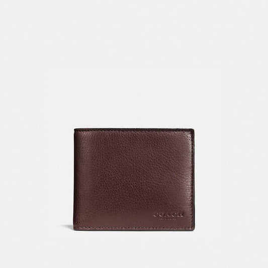 Image of Wallets & Money Clips. Productname: 3-In-1 Wallet in MAHOGANY colour by brand - Coach Outlet Australia
