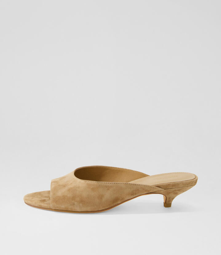 Image of Sandals. Productname: Nammer Light Choc Suede Sandals in LT CHOC colour by brand - MOLLINI