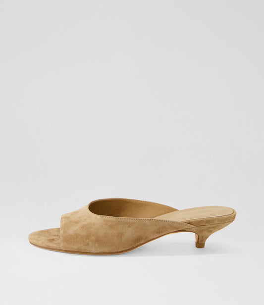 Image of Sandals. Productname: Nammer Light Choc Suede Sandals in LT CHOC colour by brand - MOLLINI