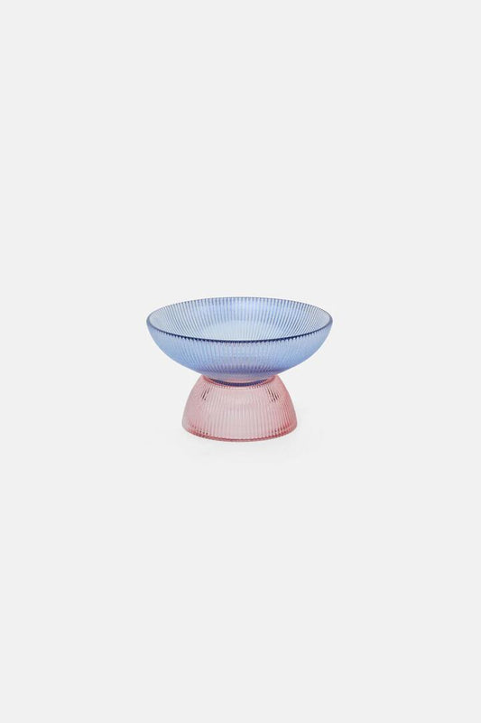 Image of Kitchen & Dining. Productname: Glass Footed Bowl Small in Multi colour by brand - Gorman