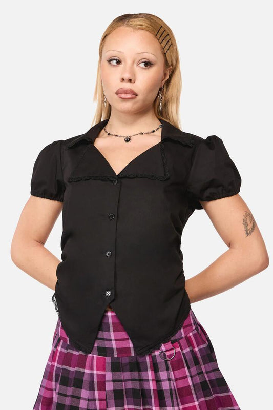 Image of Blouses. Productname: Fiona Shirt Blouse in Black colour by brand - Black Friday