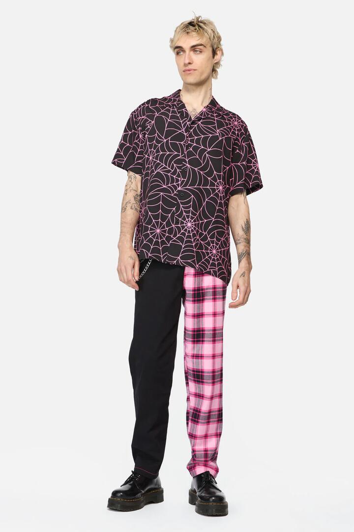 Image of Shirts. Productname: Rococo Life Spiderweb Ss Shirt in Black colour by brand - Dangerfield