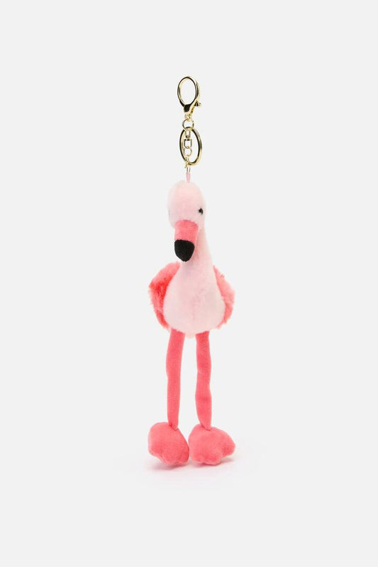 Image of Charms. Productname: Pink Flamingo Bag Charm in Pink colour by brand - Princess Highway