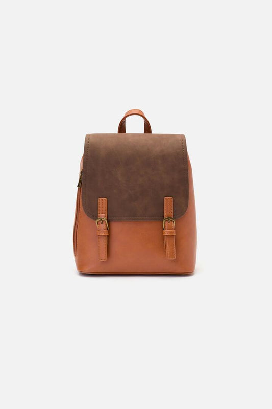 Image of Bags. Productname: Two Colour Backpack in Tan colour by brand - Princess Highway