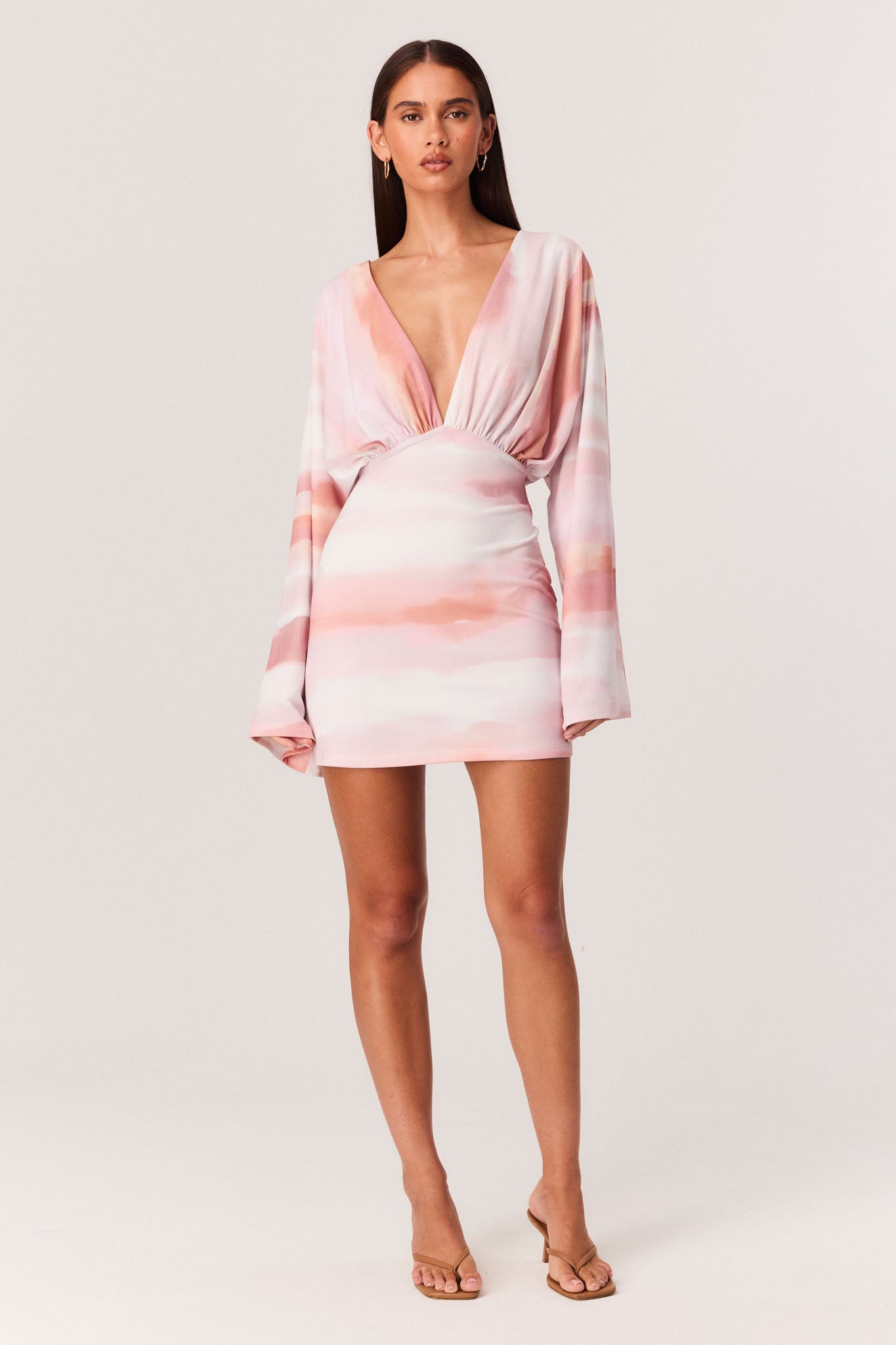 SNDYS HELENE MINI DRESS (Shell Print)