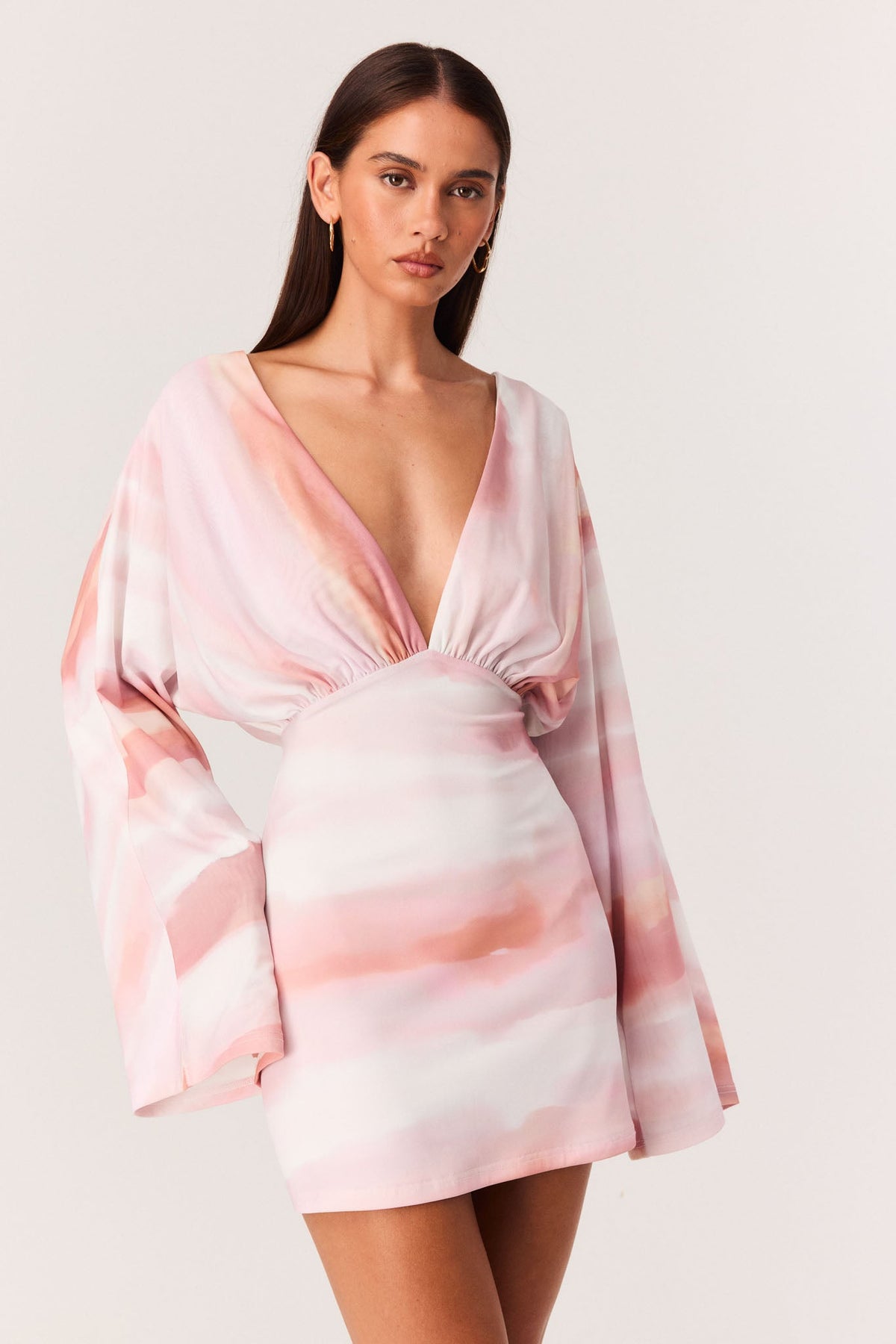 SNDYS HELENE MINI DRESS (Shell Print)