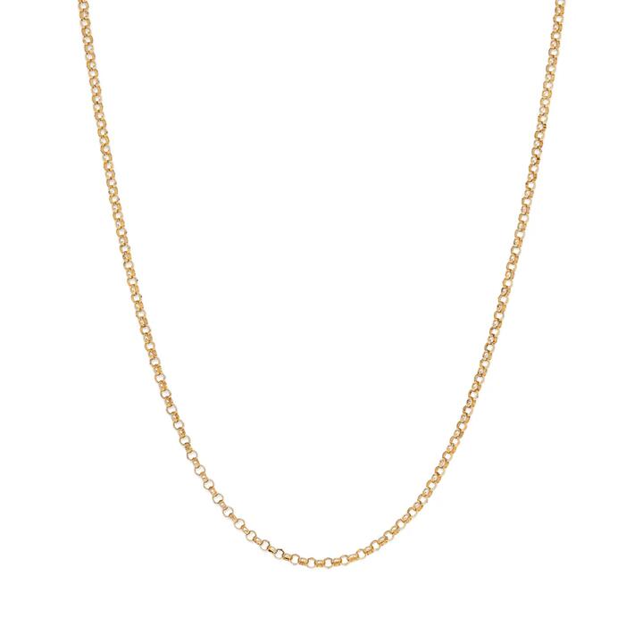Image of Necklaces. Product name - 45cm 4mm Width Belcher Chain Necklace in 9kt Yellow Bonded Gold in colour by brand - Bevilles
