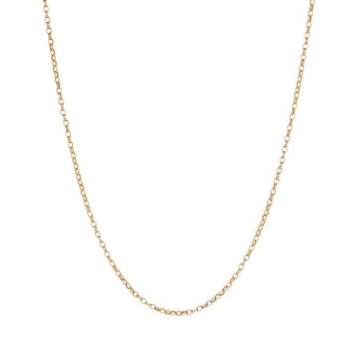 Image of Necklaces. Productname: 45cm Oval Belcher Chain Necklace in 9kt Bonded Yellow Gold in Gold colour by brand - Bevilles