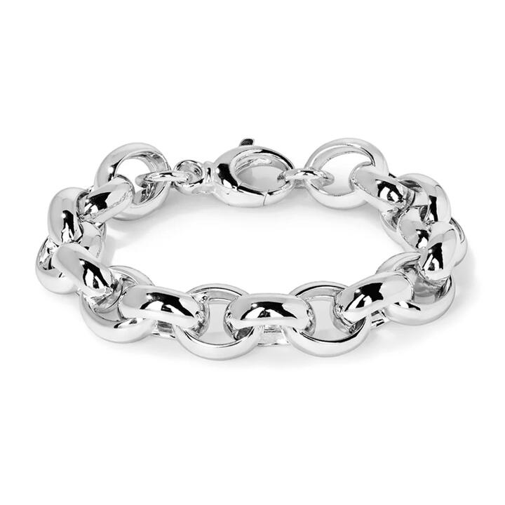 Image of Bracelets. Productname: 21cm Bold Belcher Bracelet in Sterling Silver in Silver colour by brand - Bevilles