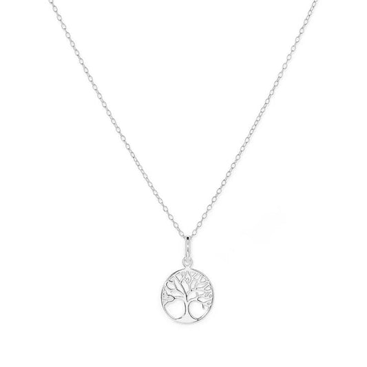 Image of Charms. Productname: 45cm Tree of Life Pendant Necklace in Sterling Silver in Silver colour by brand - Bevilles