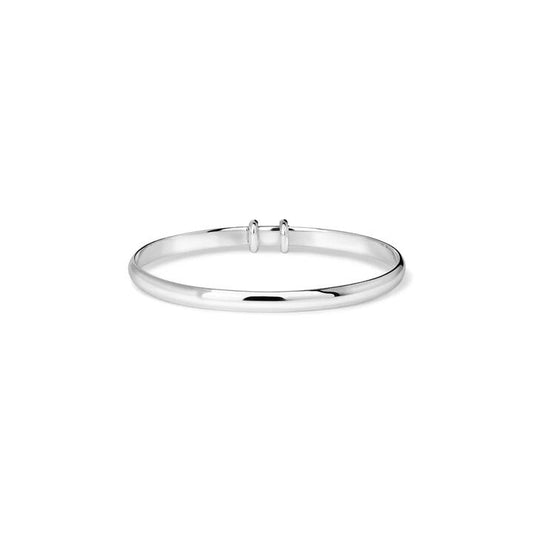 Image of Jewelry. Productname: 47mm Adjustable Bangle in Sterling Silver in Silver colour by brand - Bevilles
