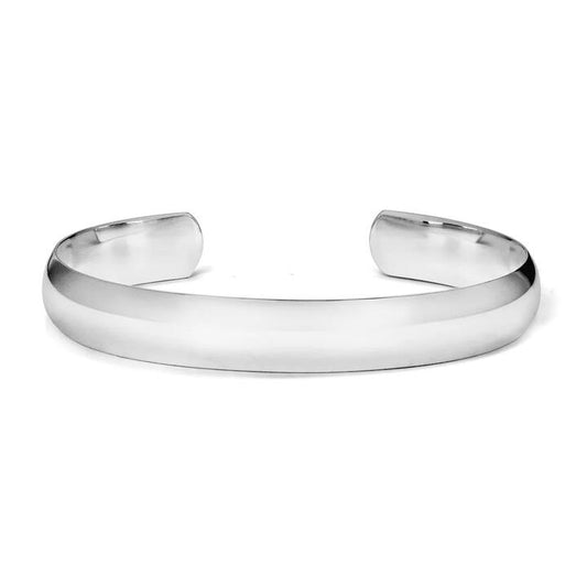 Image of Jewelry. Productname: 64mm Cuff Bangle in Sterling Silver in Silver colour by brand - Bevilles