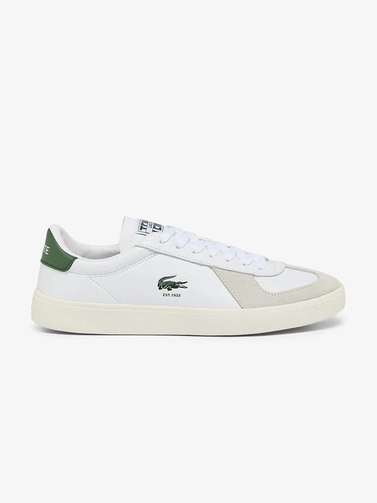 Image of Sneakers. Productname: Lacoste Men's Baseshot Pro Sneakers in WHT/OFF WHT colour by brand - Lacoste