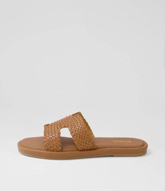 Image of Sandals. Productname: Dala Tan Leather Sandals in TAN colour by brand - MOLLINI