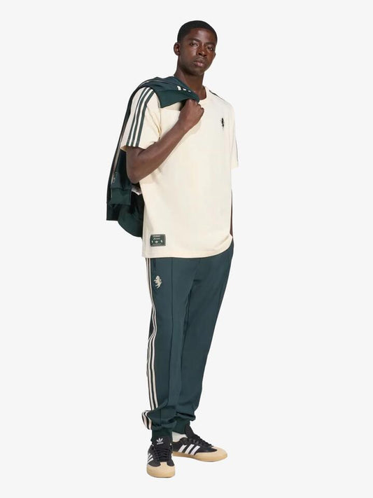 Image of a model wearing Tops. Productname: Adidas Juventus Icon Tee in Ecru Tint colour by brand - Adidas