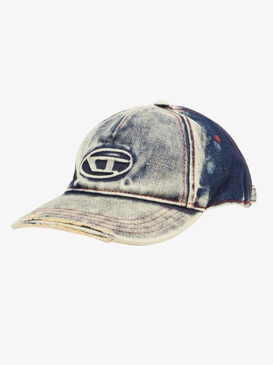 Image of Hats. Productname: Diesel C-Seymon Cap ONE SIZE Blue White in Blue White colour by brand - Diesel