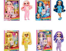 Image of Dolls. Product name - Rainbow High Junior High Pyjama Party Fashion Dolls in colour by brand - Toymate