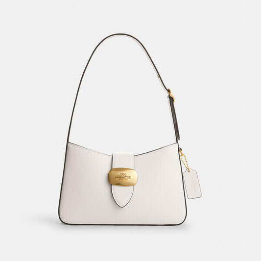 Image of Bags. Productname: Eliza Shoulder Bag in CHALK colour by brand - Coach Outlet Australia