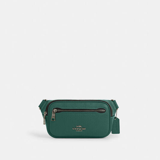 Image of Accessories. Productname: Elias Mini Belt Bag in EMERALD colour by brand - Coach Outlet Australia