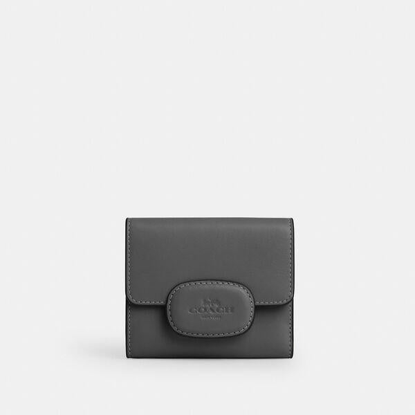 Image of Wallets & Money Clips. Productname: Eliza Small Wallet in CHARCOAL colour by brand - Coach Outlet Australia
