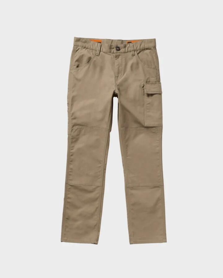 Image of a model wearing Pants. Product name - Volcom Mens Caliper Ii Carpenter Pants Brindle in Brindle colour by brand - Volcom
