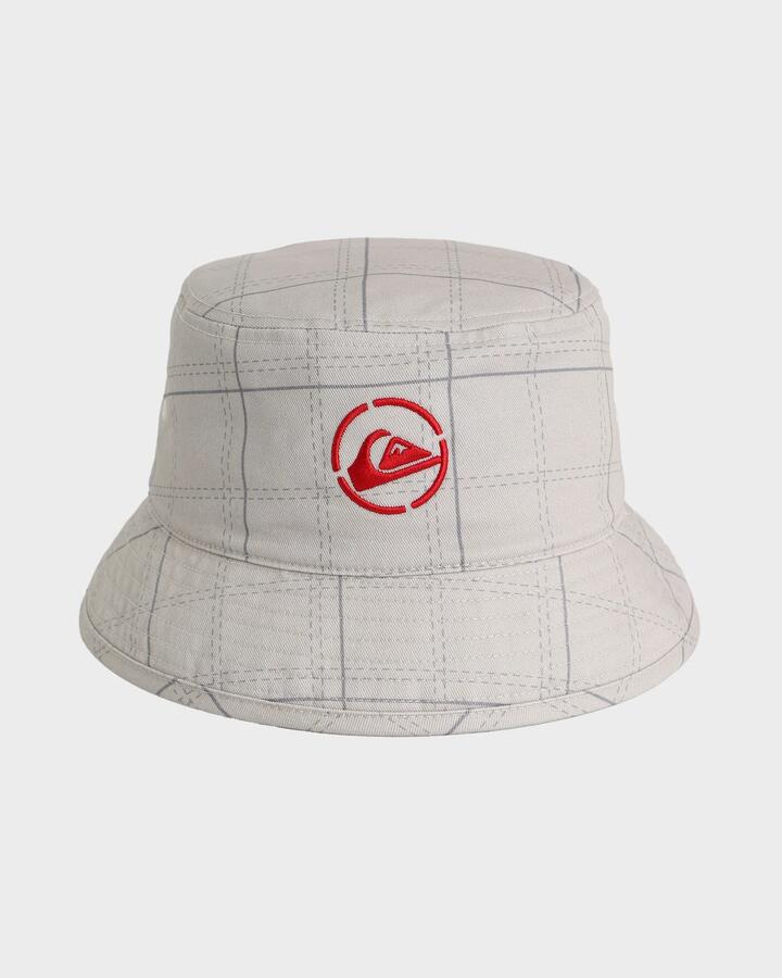 Image of Hats. Productname: Quiksilver Mens Young Guns Bucket Hat Grey Violet - in Grey Violet colour by brand - Quiksilver
