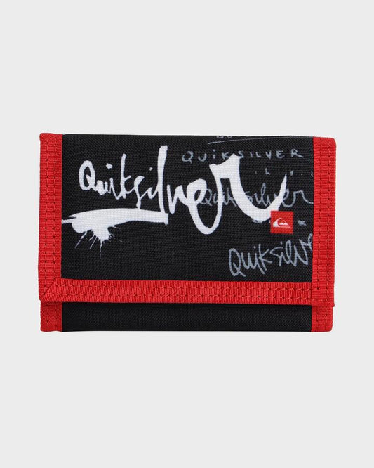 Image of Wallets & Money Clips. Productname: Quiksilver Mens Young Guns Bi Fold Wallet Black - in Black colour by brand - Quiksilver