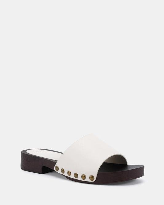 Image of Heels. Productname: Vibing: White - Women's Strappy - Low Heel in Multi colour by brand - Novo