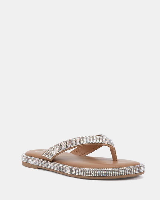 Image of Sandals. Productname: Rosabel: Silver - Women's Thongs in Multi colour by brand - Novo