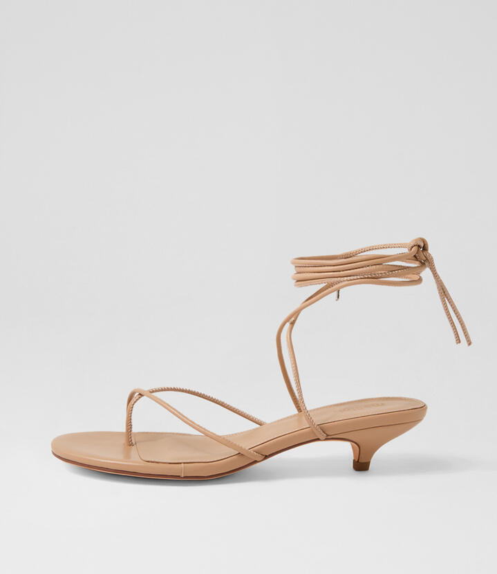 Image of Sandals. Productname: Nabliss Camel Leather Sandals in CAMEL colour by brand - MOLLINI