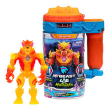 Image of Action Figures. Product name - Mr Beast Lab Mutators S3 Chamber Flame Claw Panther Mutation Chamber in colour by brand - Toymate