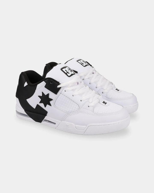 Image of Shoes. Product name - DC Shoes Mens Dc Command Skate Shoes White/Grey/Red in White/Grey/Red colour by brand - DC Shoes