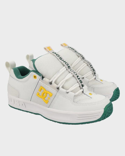 Image of Shoes. Product name - DC Shoes Mens Lynx Og Skate Shoes Off White in Off White colour by brand - DC Shoes