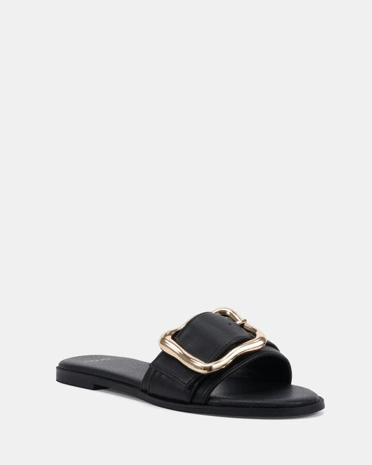 Image of Sandals. Productname: Remington: Black - Women's Thongs in Black colour by brand - Novo
