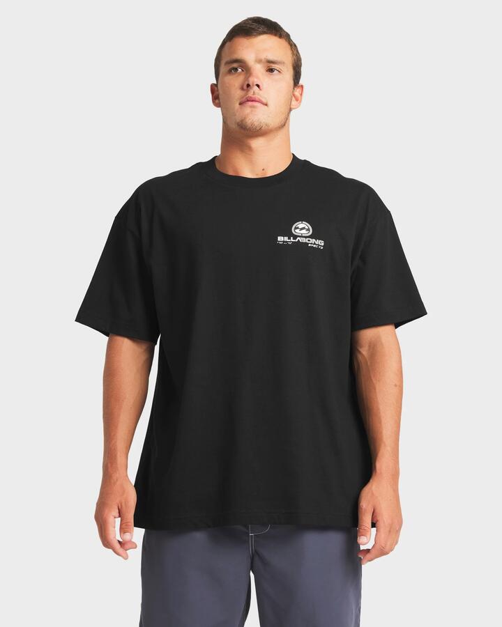 Image of T-Shirts. Product name - Billabong Mens Bio Wave T-Shirt Black in Black colour by brand - Billabong