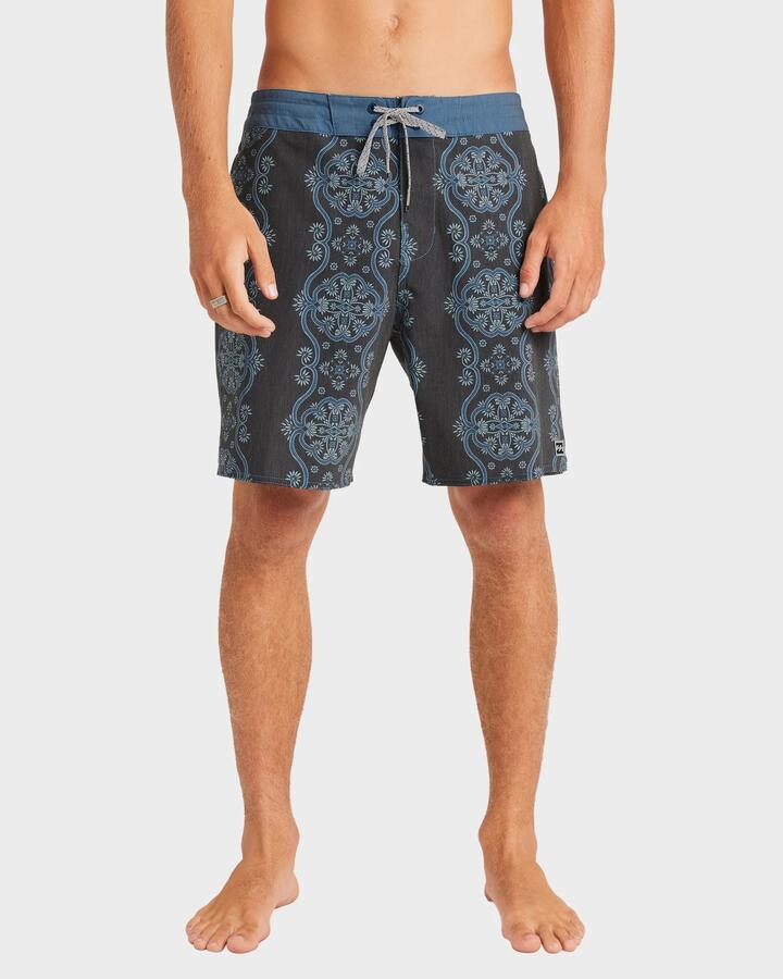 Image of Swimwear. Productname: Billabong - Mens Good Times Lo Tide 18" Boardshorts - Dark Navy - in Dark Navy colour by brand - Billabong