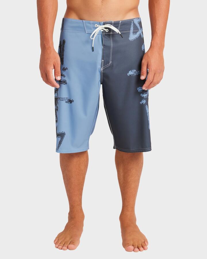 Image of Swimwear. Product name - Billabong Mens Inverted Pro 22" Boardshorts Oceana Blue in Oceana Blue colour by brand - Billabong