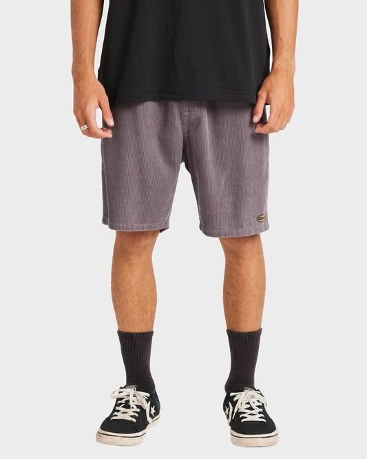 Image of Accessories. Productname: Billabong - Mens Larry Cord Walkshorts - Dusty Purple - in Dusty Purple colour by brand - Billabong