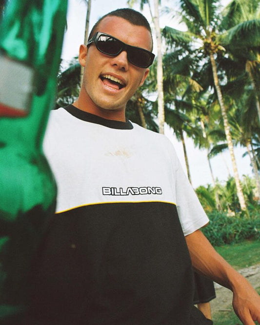 Image of T-Shirts. Product name - Billabong Mens Spec Legacy Og T-Shirt Silver in Silver colour by brand - Billabong