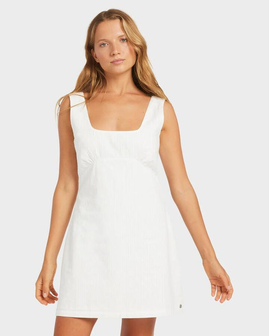 Image of Dresses. Productname: Roxy - Womens Haven Mini Dress - Bright White - in Bright White colour by brand - Roxy