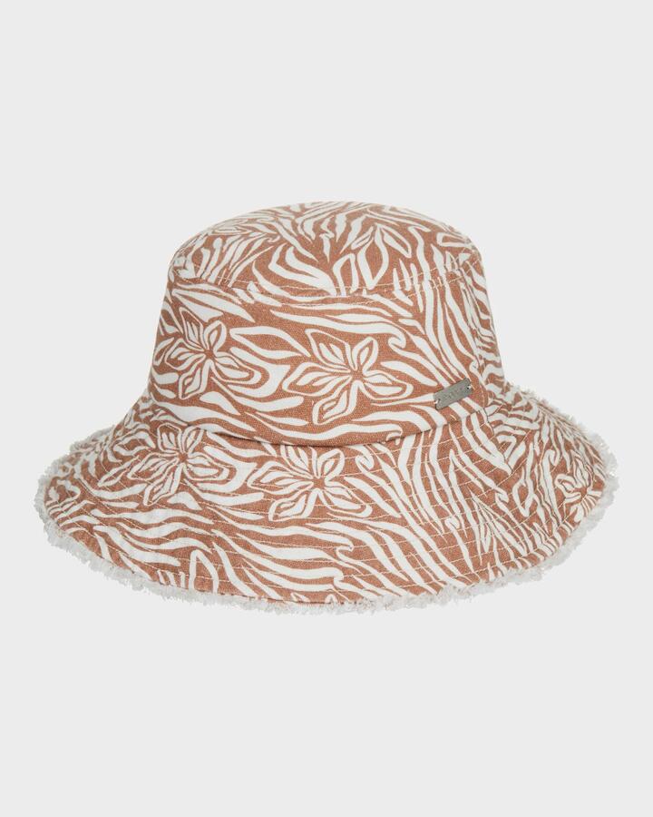 Image of Hats. Product name - Roxy Womens Jumping Star Hat Almond Wild Thang in Almond Wild Thang colour by brand - Roxy