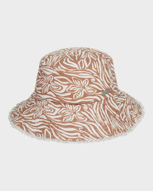 Image of Hats. Product name - Roxy Womens Jumping Star Hat Almond Wild Thang in Almond Wild Thang colour by brand - Roxy