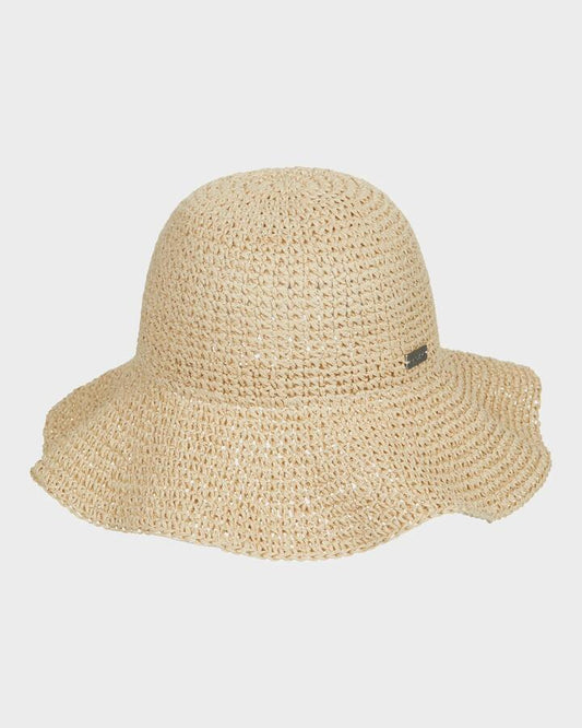 Image of Hats. Product name - Roxy Womens Loving Sun Hat Natural in Natural colour by brand - Roxy