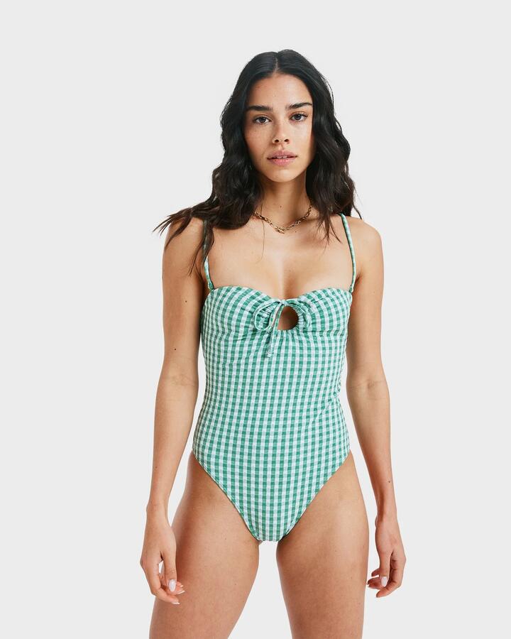 Image of Accessories. Product name - Roxy Womens Kiawe One Piece Deep Grass Green in Deep Grass Green colour by brand - Roxy